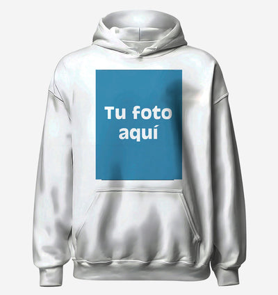 Hoodie Unisex Personalizada Blanca