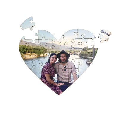 Rompecabezas Madera MDF Corazón