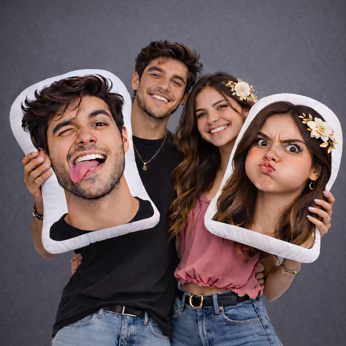 2 Cojínes de caras