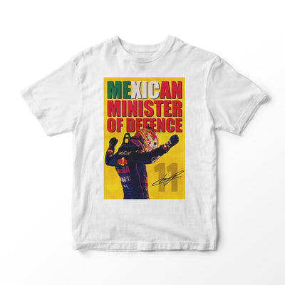 Checo Perez Mexican Minister of Defense Tee 1