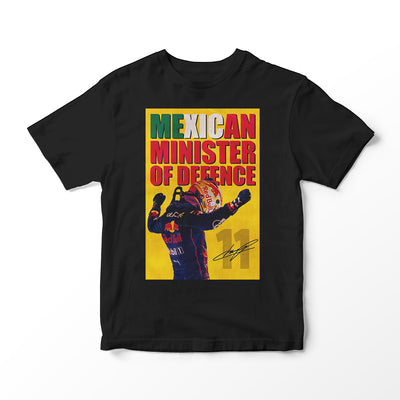 Checo Perez Mexican Minister of Defense Tee 1