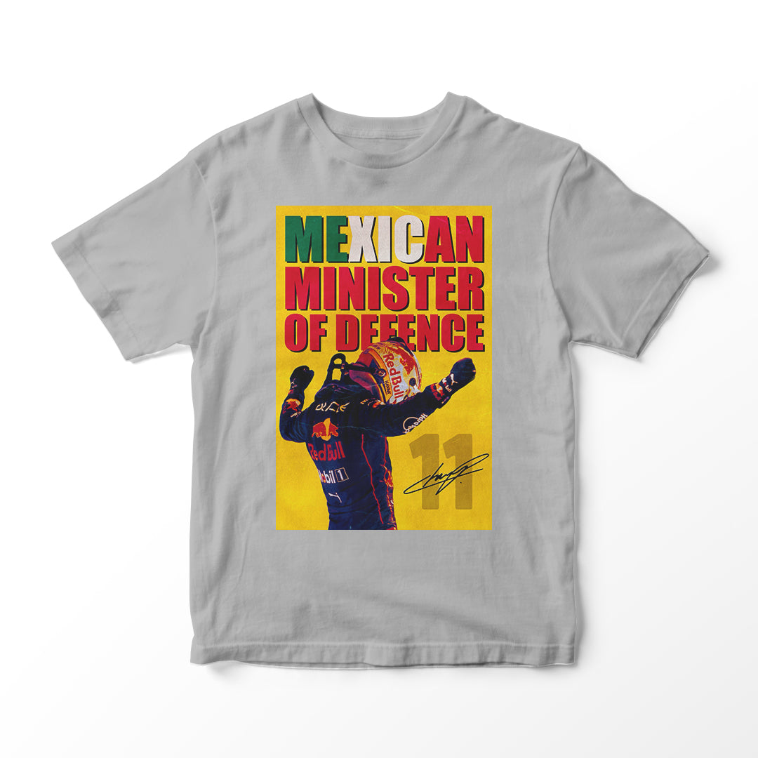 Checo Perez Mexican Minister of Defense Tee 1