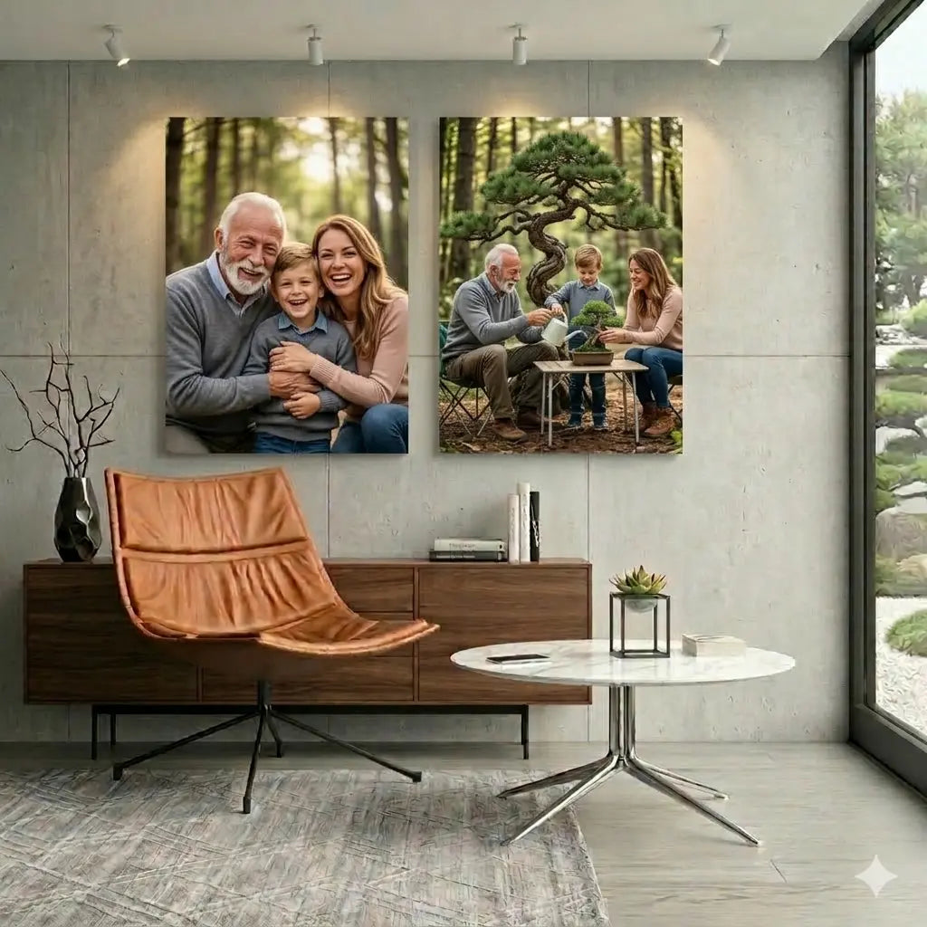 2 Cuadros Imagen Completa Vertical