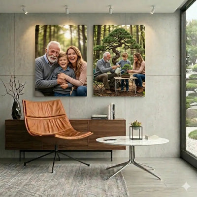 2 Cuadros Imagen Completa Vertical