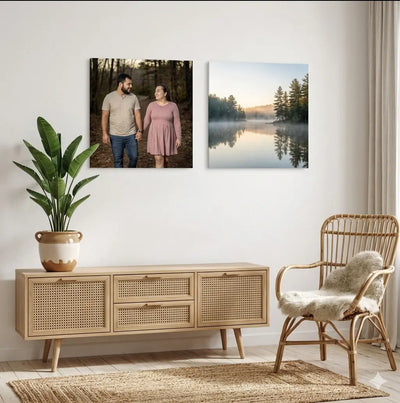 2 Cuadros Imagen Completa Cuadrado