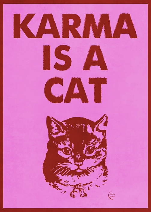 Taylor Swift Karma Is A Cat Tee 2