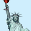 Statue Of Liberty Wine Tee