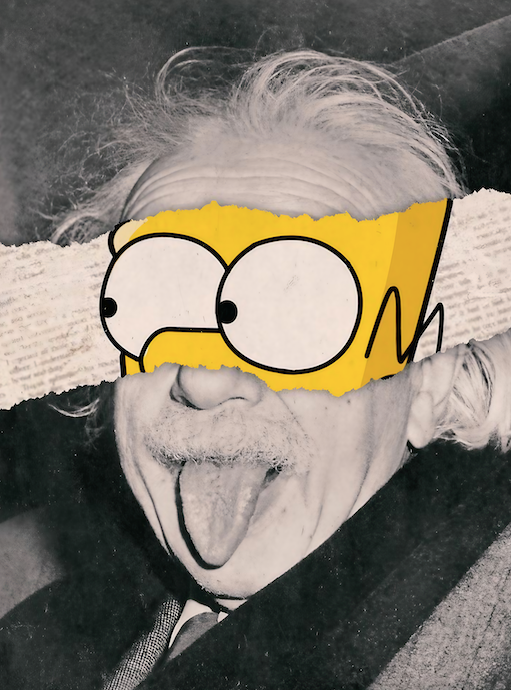 Einstein Simpson Tee