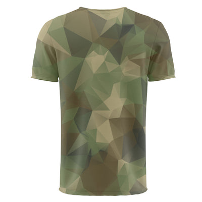 Playera Full Print Verde Militar