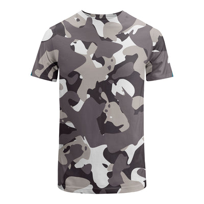 Playera Full Print Gris Militar