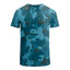 Playera Full Print Azul Militar