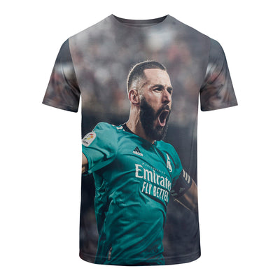 Playera Full Print Benzema 2