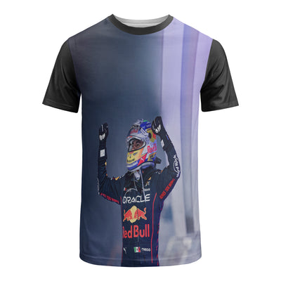 Playera Full Print Checo Casco