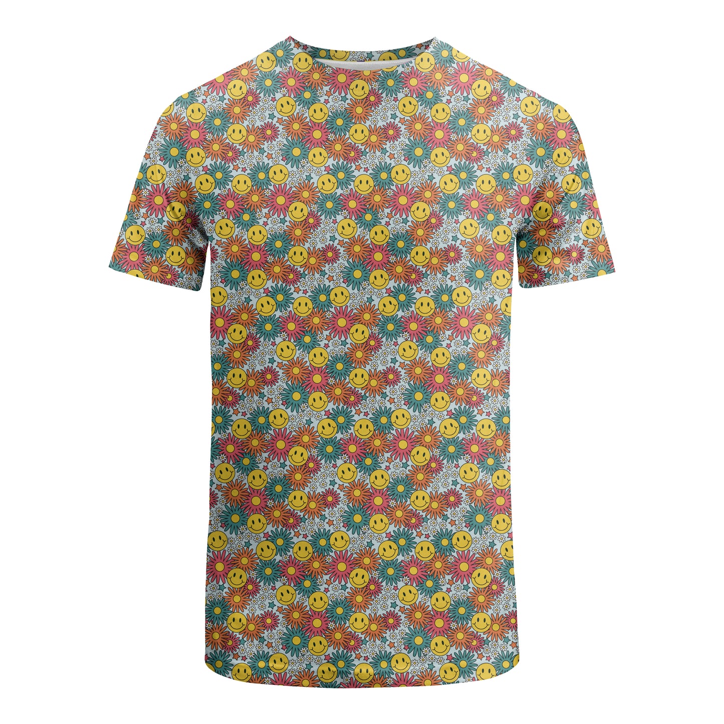 Playera Full Print Smiley 3