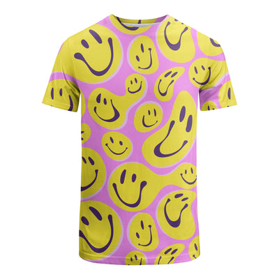 Playera Full Print Smiley 2