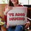 Cojín Te amo mucho