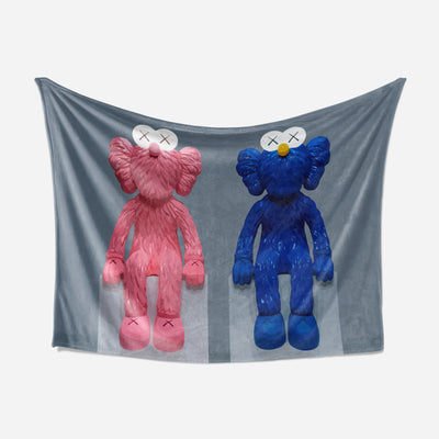 Kaws rosa y azul