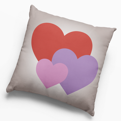 Cojín 3 Corazones